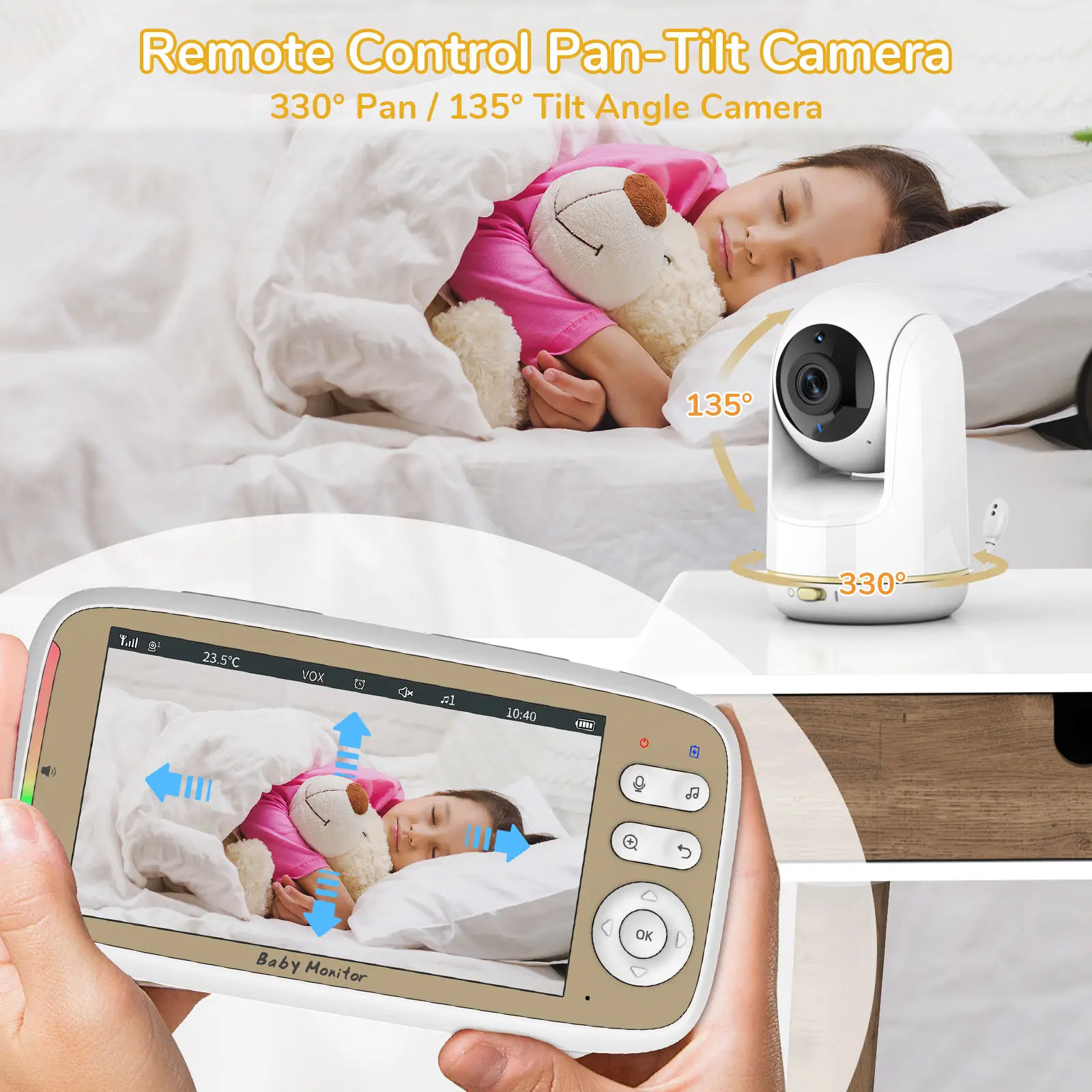 VB803 PRO Baby Monitor with 2p - đánh giá và giá Audio X Music