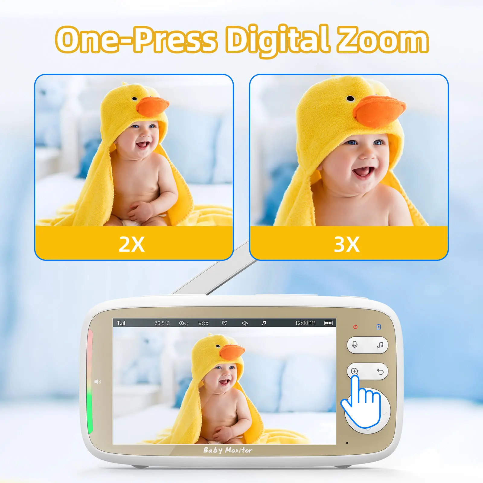 VB803 PRO Baby Monitor with 2p - đánh giá và giá Audio X Music
