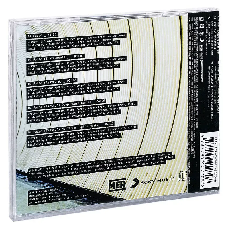 for Alan Walker Lost CD Album  - đánh giá và giá Audio Music For