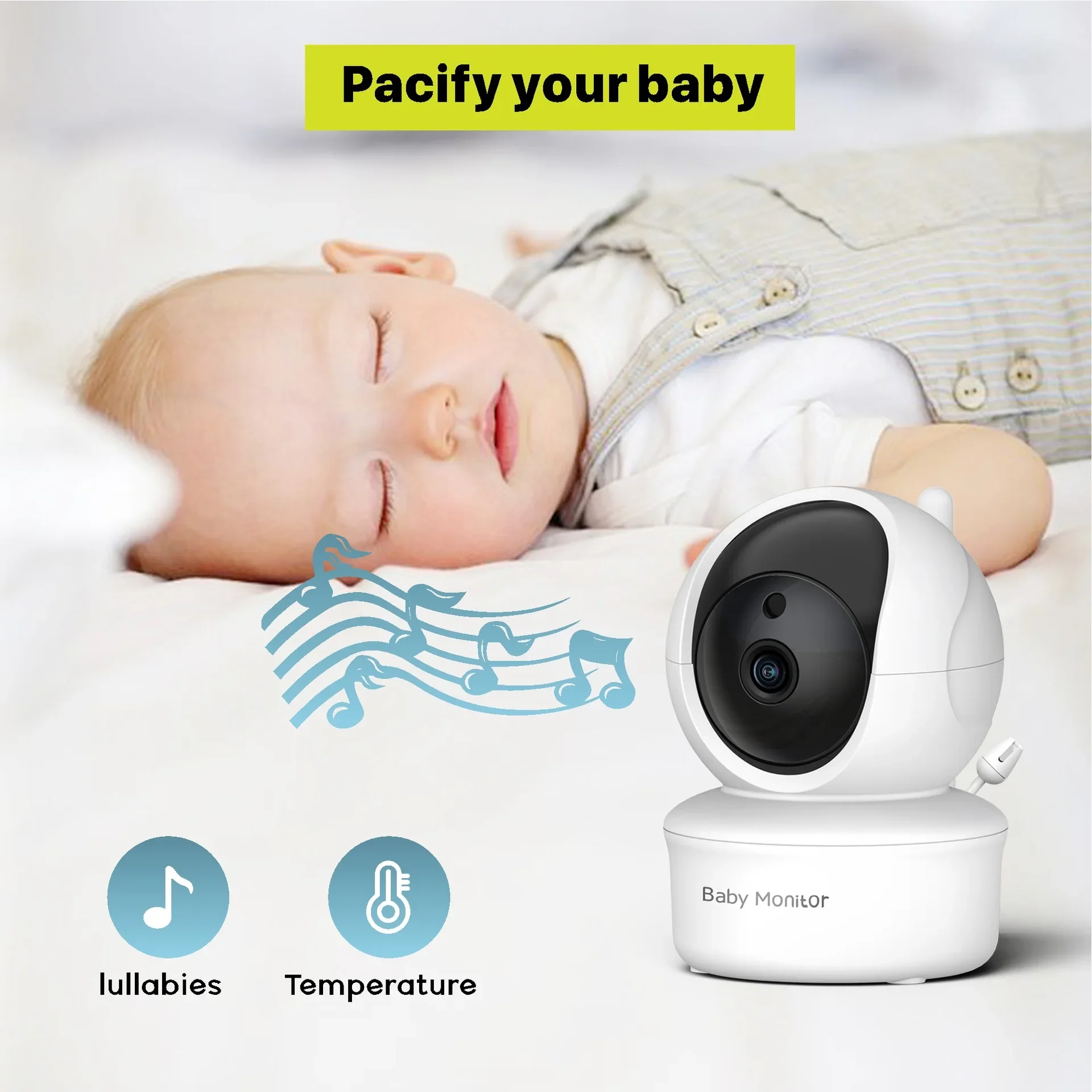 5.0 Inch Video Baby Monitor Wi - đánh giá và giá Audio X Music
