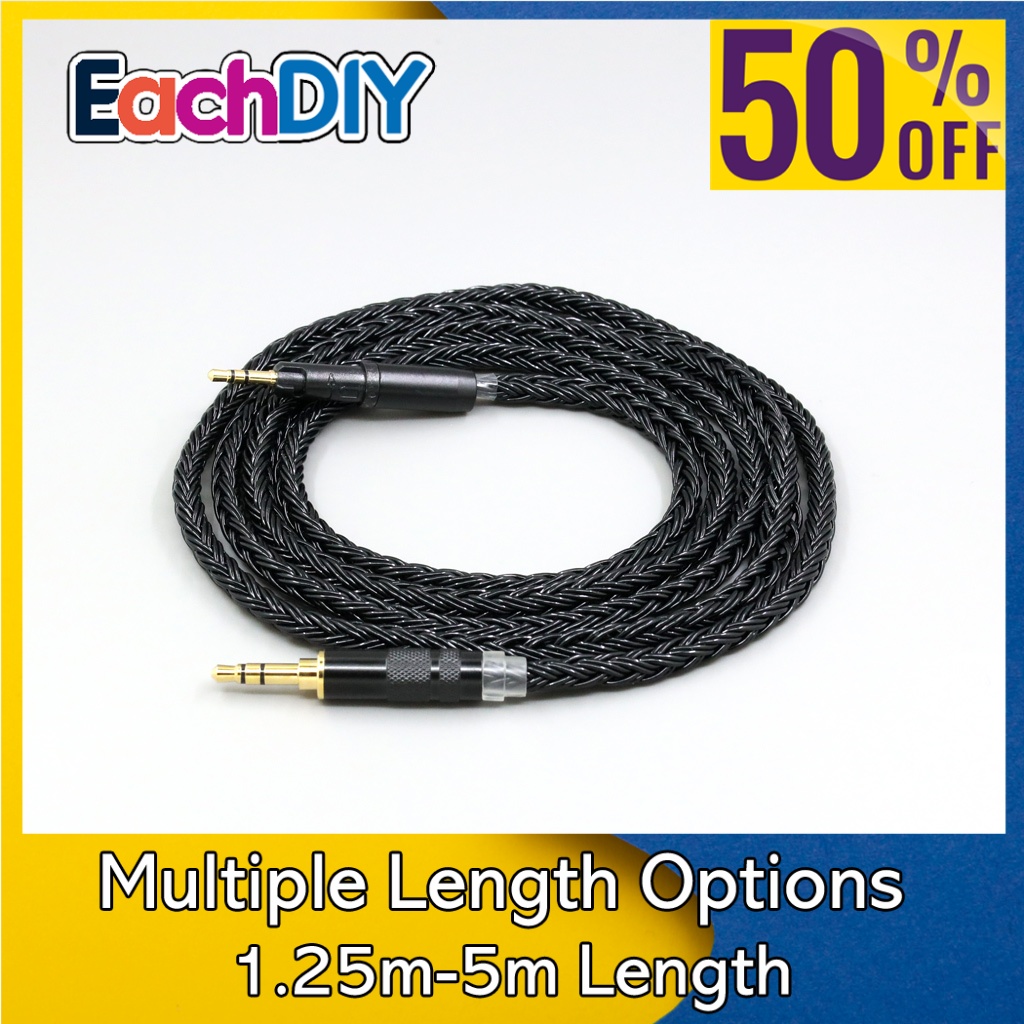 16 Core Black Braided Headphon - đánh giá và giá Audio Technica Headphone Ath-M50X