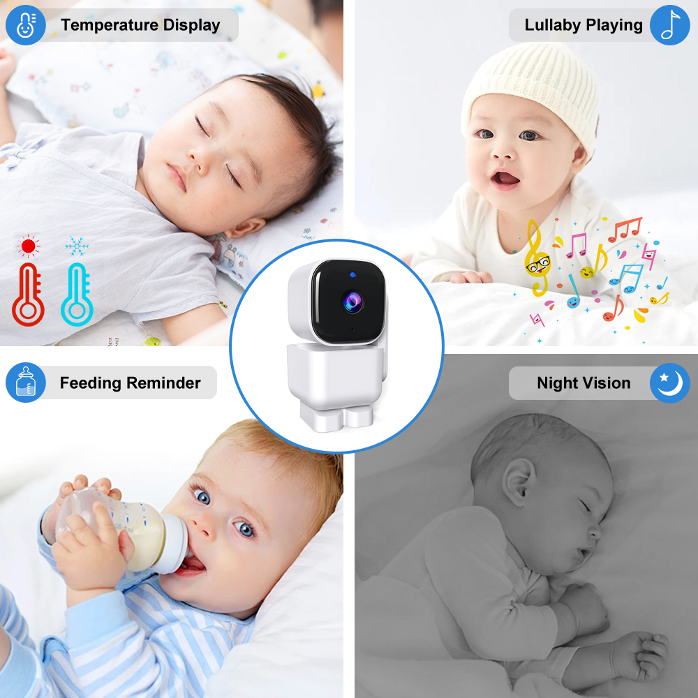 5'' Baby Monitor Two Way Audio - đánh giá và giá Zoom Audio Music