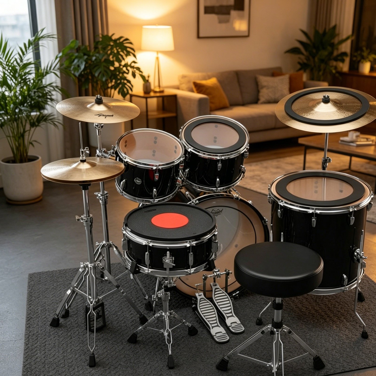 Rubber Drum and Cymbal Mutes N - đánh giá và giá Drum Practice Pad