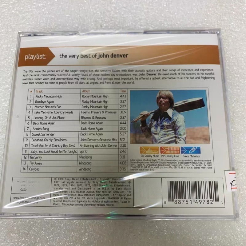 John Denver Music CD Pop R&B H - đánh giá và giá Audio Music John