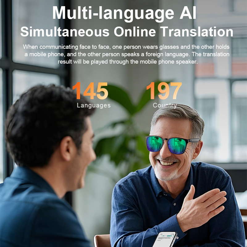 Ai smart bluetooth glasses off - đánh giá và giá Audio Music Offline