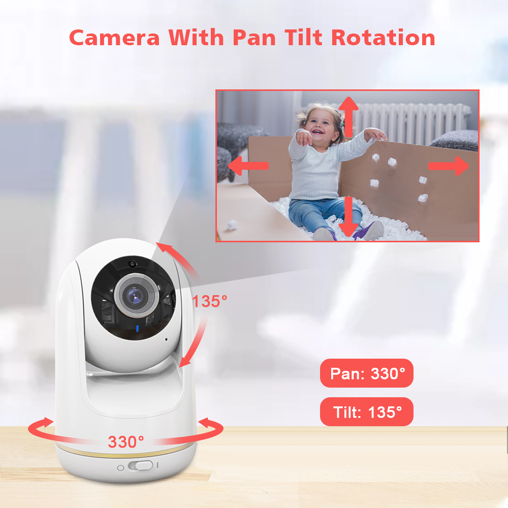VB803 Baby Monitor 5 Inch 720P - đánh giá và giá Audio Music Video