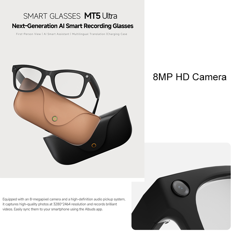 2026 AI smart Glasses HD 800W  - đánh giá và giá Audio Music Video