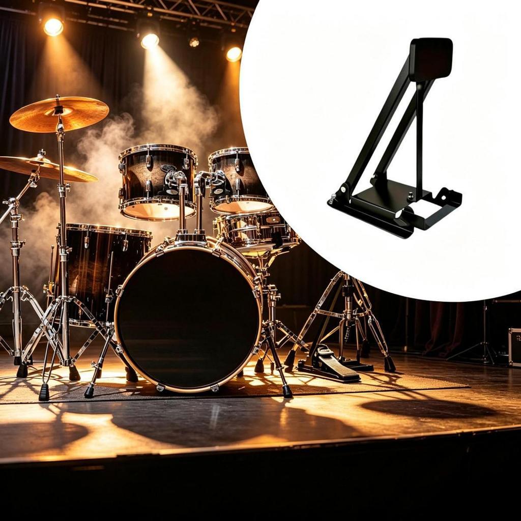 Compact Padded Bass Drum Pract - đánh giá và giá Drum Practice Pad