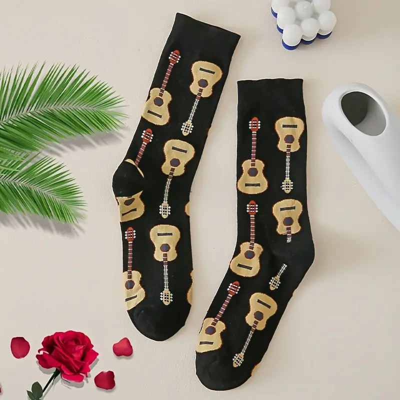 1 Pair Men Guitar Printed Mid  - đánh giá và giá Guitar Slide Tube