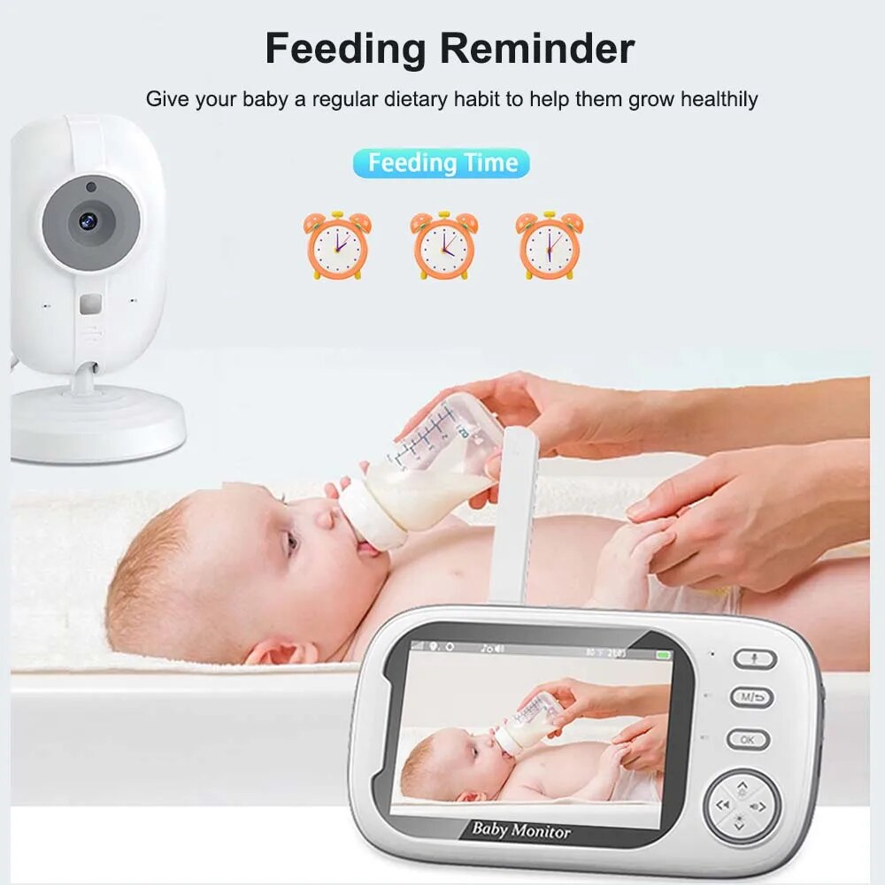 3.5'' Video Baby Monitor 2.4G  - đánh giá và giá Audio Music Video