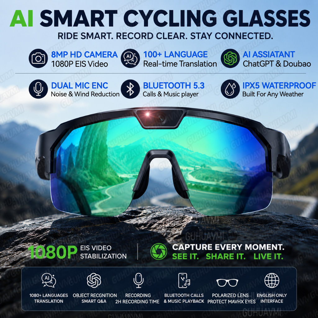 2026 Upgrade Smart Glasses wit - đánh giá và giá Audio Music Video