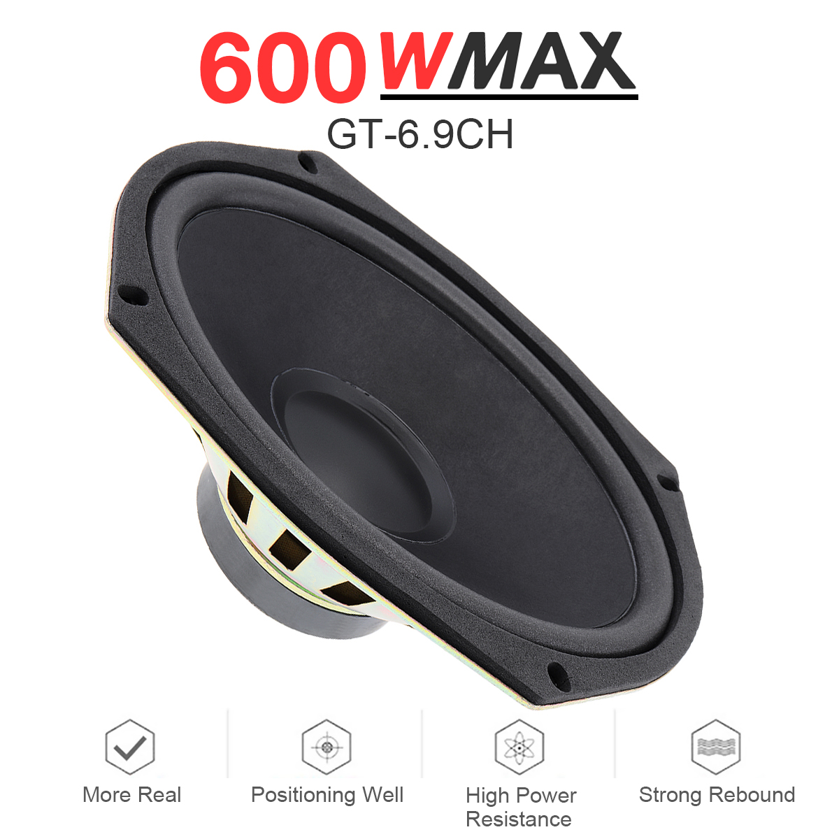1 / 2 Piece 6x9 Inch 600W Univ - đánh giá và giá Audio X Music