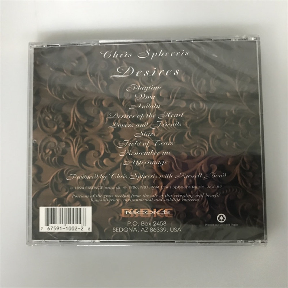 CD 'Desires' Chris Spheeris Mu - đánh giá và giá Audio Music For