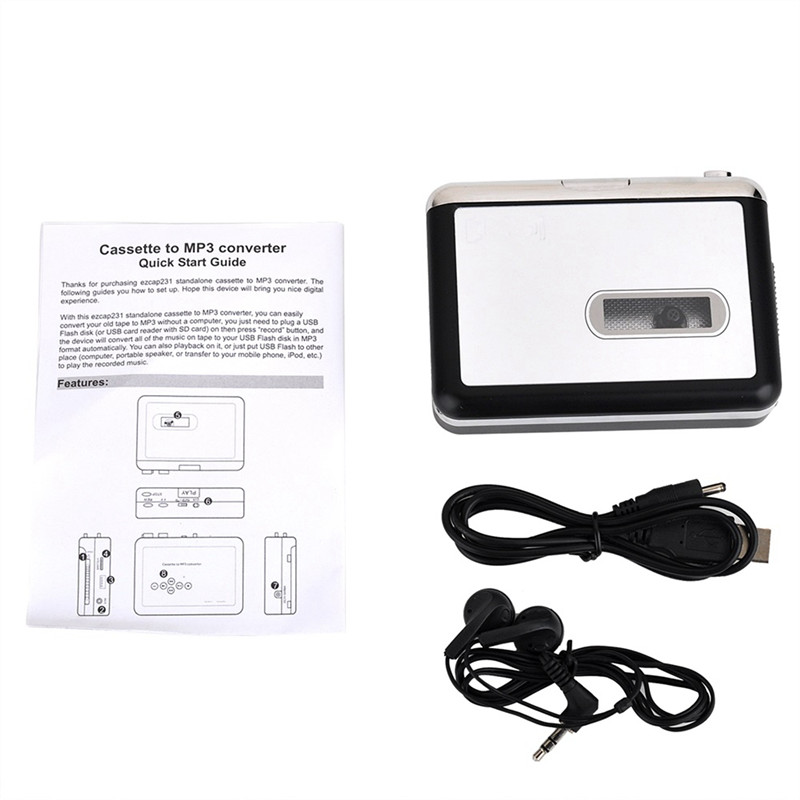 Ezcap 231 USB Băng Cassette Âm - đánh giá và giá Audio Music File