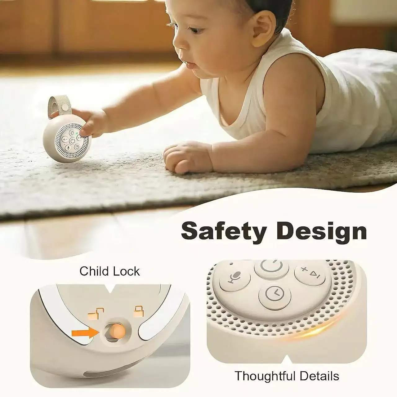 Baby Sleep White Noise Machine - đánh giá và giá Audio Music Maker