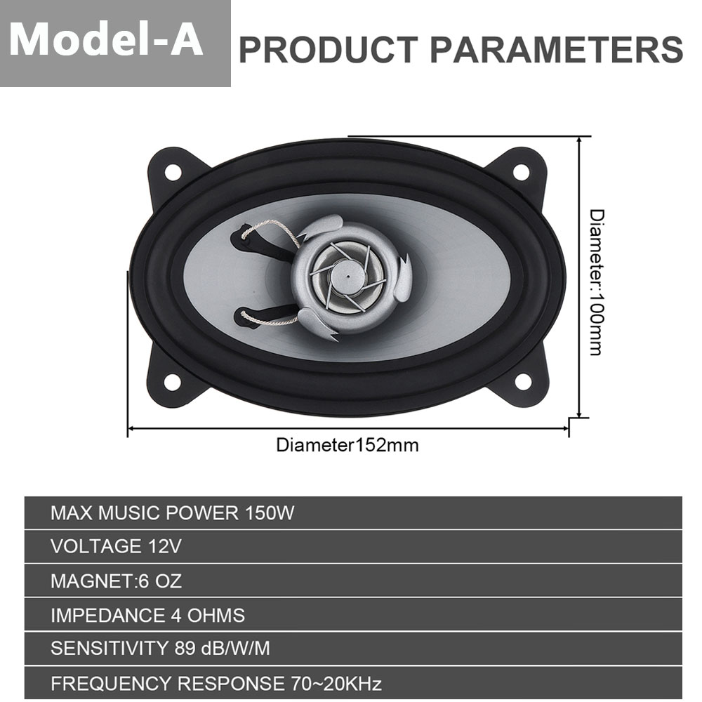 2pcs 4 X 6 Inch 150W / 280W Ca - đánh giá và giá Audio X Music