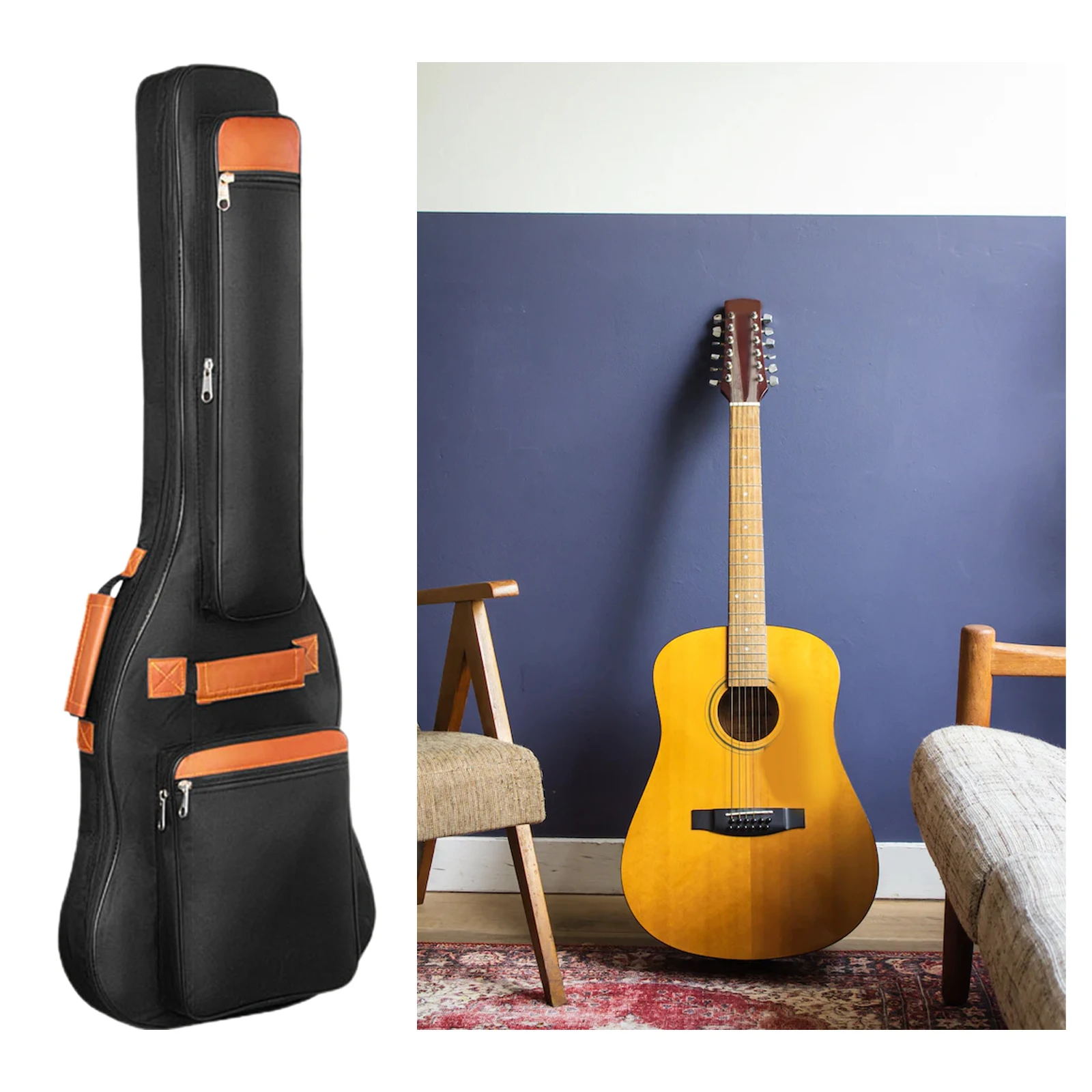 Electric Guitar Bag Bass 10mm  - đánh giá và giá Case Guitar Gig Bag