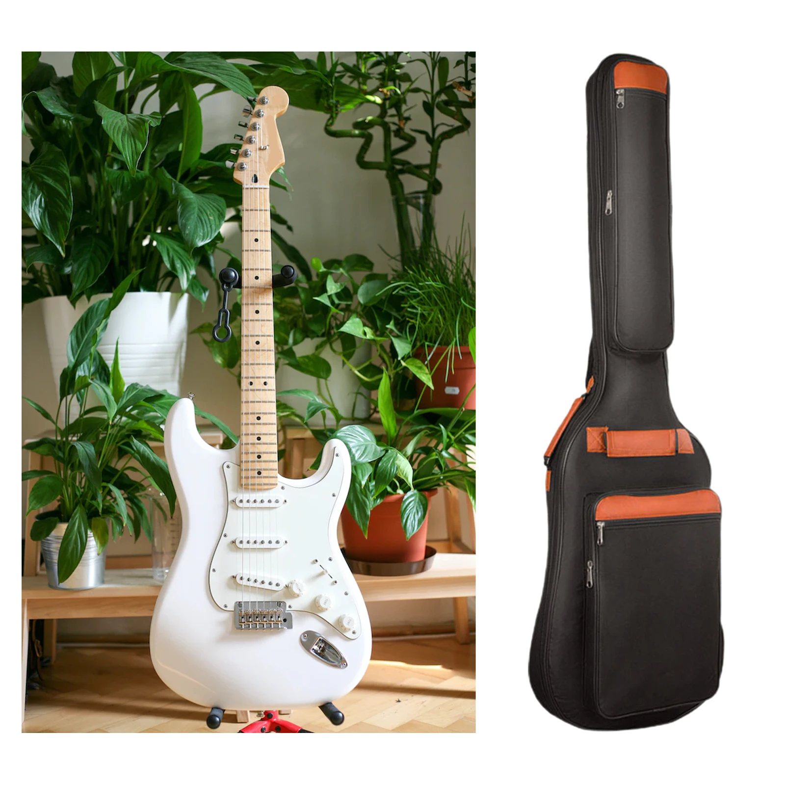 Electric Guitar Bag Bass 10mm  - đánh giá và giá Case Guitar Gig Bag