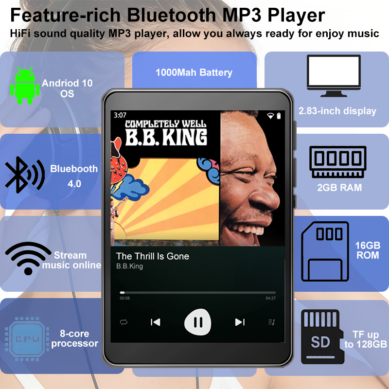 WiFi MP3 Player Andriod 10 Spo - đánh giá và giá Audio Music Store